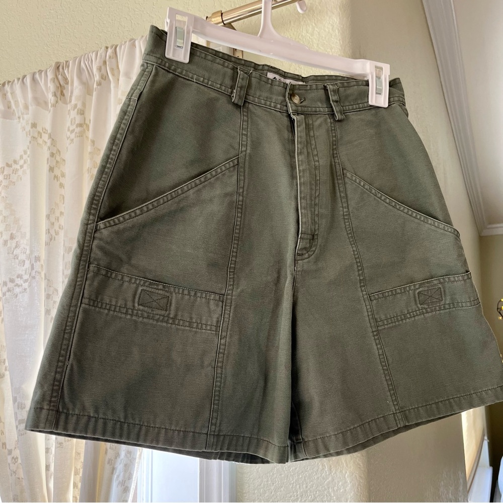 Vintage Columbia Green Khaki Shorts
